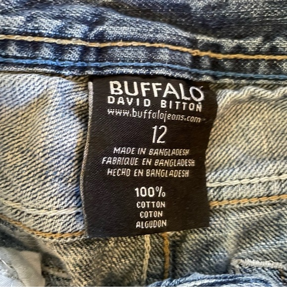 BUFFALO DAVID BRITTON Boys Blue Jean Evan Slim Size 12 - Picture 9 of 15